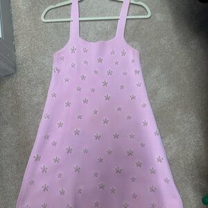 Zara Light Pink Knit Mini Dress